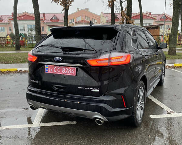 Черный Форд Эдж, объемом двигателя 2 л и пробегом 128 тыс. км за 18499 $, фото 2 на Automoto.ua