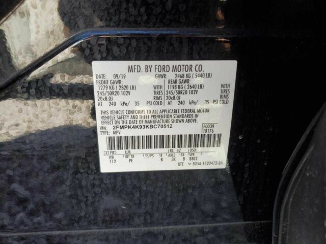 Чорний Форд Едж, об'ємом двигуна 2 л та пробігом 56 тис. км за 3500 $, фото 12 на Automoto.ua