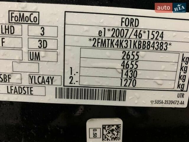 Черный Форд Эдж, объемом двигателя 2 л и пробегом 136 тыс. км за 25000 $, фото 12 на Automoto.ua