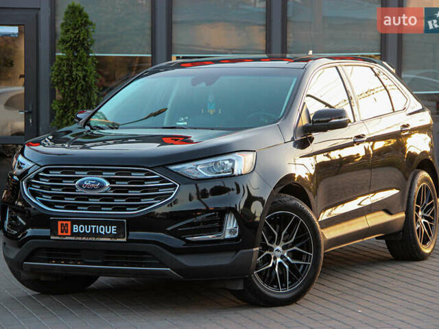 Черный Форд Эдж, объемом двигателя 2 л и пробегом 86 тыс. км за 24900 $, фото 1 на Automoto.ua