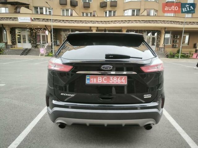 Черный Форд Эдж, объемом двигателя 2 л и пробегом 238 тыс. км за 15900 $, фото 5 на Automoto.ua