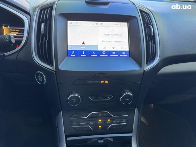 Чорний Форд Едж, об'ємом двигуна 2 л та пробігом 130 тис. км за 21690 $, фото 15 на Automoto.ua