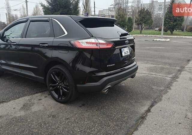 Черный Форд Эдж, объемом двигателя 2 л и пробегом 80 тыс. км за 19999 $, фото 12 на Automoto.ua