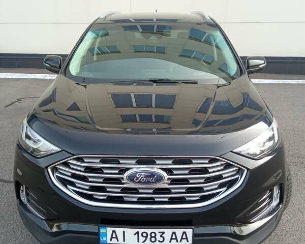 Черный Форд Эдж, объемом двигателя 2 л и пробегом 75 тыс. км за 19500 $, фото 1 на Automoto.ua