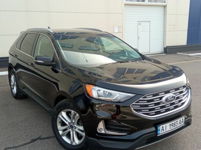 Черный Форд Эдж, объемом двигателя 2 л и пробегом 80 тыс. км за 19500 $, фото 1 на Automoto.ua