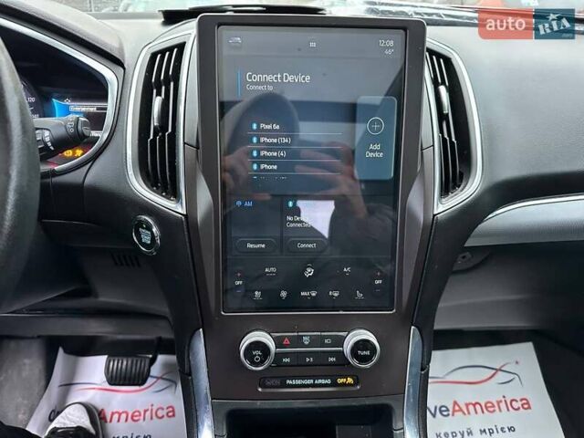 Черный Форд Эдж, объемом двигателя 2 л и пробегом 133 тыс. км за 14900 $, фото 12 на Automoto.ua