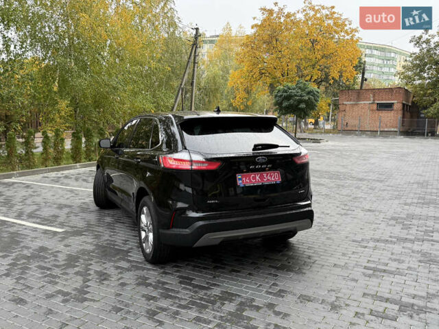 Черный Форд Эдж, объемом двигателя 2 л и пробегом 92 тыс. км за 21700 $, фото 5 на Automoto.ua