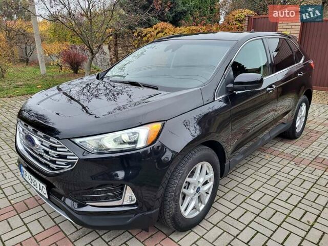 Черный Форд Эдж, объемом двигателя 2 л и пробегом 108 тыс. км за 19900 $, фото 1 на Automoto.ua