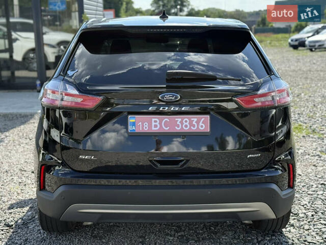 Черный Форд Эдж, объемом двигателя 2 л и пробегом 62 тыс. км за 22900 $, фото 4 на Automoto.ua