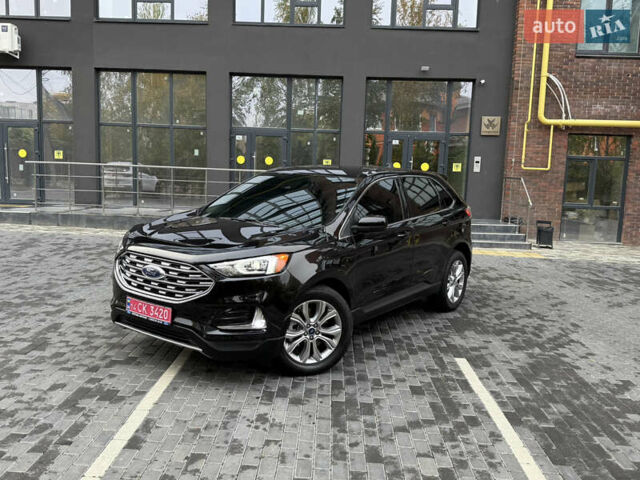 Черный Форд Эдж, объемом двигателя 2 л и пробегом 92 тыс. км за 21700 $, фото 1 на Automoto.ua