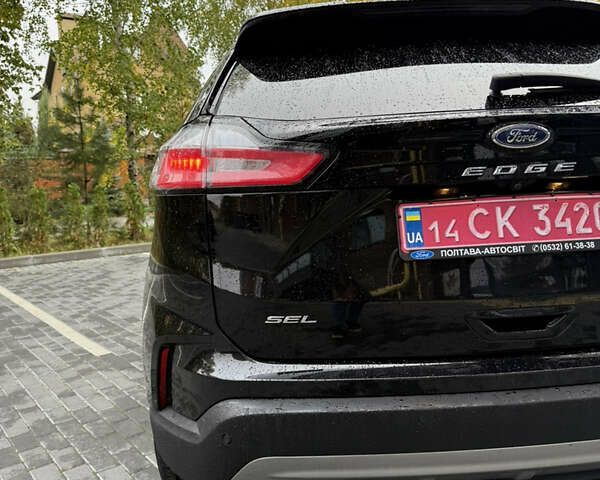 Черный Форд Эдж, объемом двигателя 2 л и пробегом 92 тыс. км за 21700 $, фото 14 на Automoto.ua