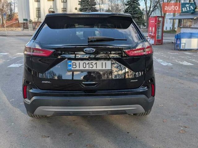Черный Форд Эдж, объемом двигателя 2 л и пробегом 98 тыс. км за 19500 $, фото 11 на Automoto.ua