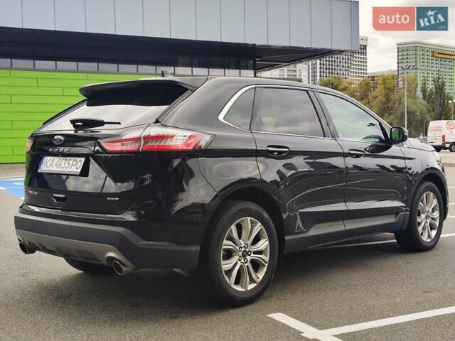 Черный Форд Эдж, объемом двигателя 2 л и пробегом 73 тыс. км за 27400 $, фото 5 на Automoto.ua