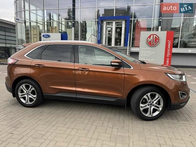 Коричневый Форд Эдж, объемом двигателя 2 л и пробегом 203 тыс. км за 18700 $, фото 3 на Automoto.ua