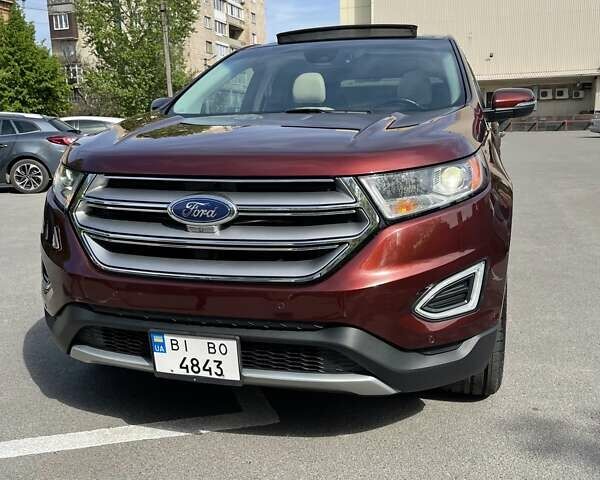Коричневый Форд Эдж, объемом двигателя 3.5 л и пробегом 140 тыс. км за 18500 $, фото 1 на Automoto.ua