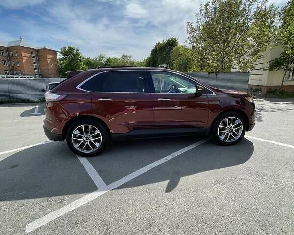 Коричневый Форд Эдж, объемом двигателя 3.5 л и пробегом 140 тыс. км за 18500 $, фото 12 на Automoto.ua