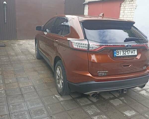 Коричневый Форд Эдж, объемом двигателя 2 л и пробегом 72 тыс. км за 16800 $, фото 1 на Automoto.ua