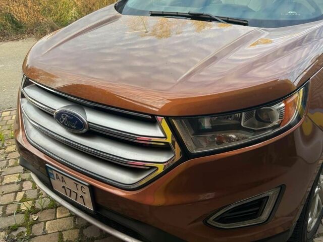 Форд Едж 2017 у Києві на Automoto.ua Коричневий Форд Едж, об'ємом двигуна 2 л та пробігом 66 тис. км за 18600 $, фото 1 на Automoto.ua