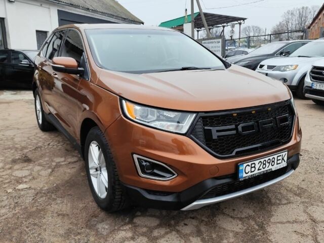 Коричневый Форд Эдж, объемом двигателя 2 л и пробегом 143 тыс. км за 16300 $, фото 1 на Automoto.ua