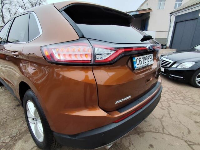 Коричневый Форд Эдж, объемом двигателя 2 л и пробегом 143 тыс. км за 16300 $, фото 7 на Automoto.ua