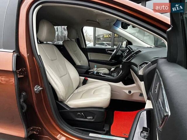 Коричневый Форд Эдж, объемом двигателя 2 л и пробегом 66 тыс. км за 17990 $, фото 16 на Automoto.ua