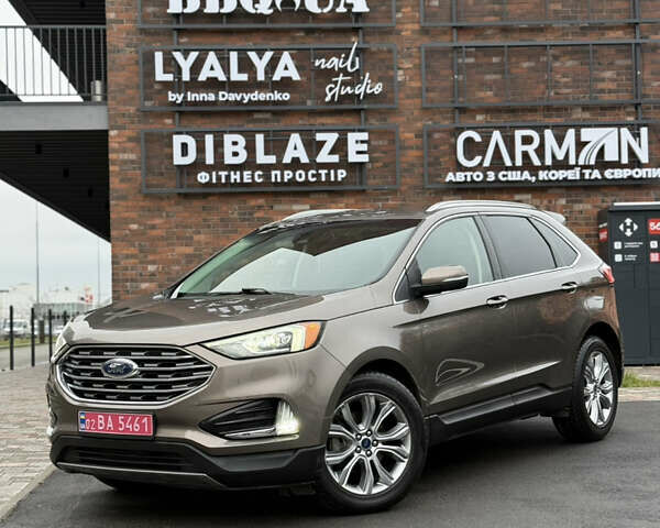 Коричневый Форд Эдж, объемом двигателя 2 л и пробегом 159 тыс. км за 16950 $, фото 1 на Automoto.ua