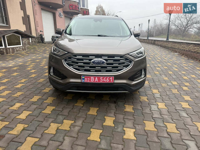 Коричневый Форд Эдж, объемом двигателя 2 л и пробегом 158 тыс. км за 15800 $, фото 1 на Automoto.ua