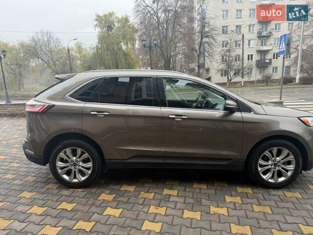 Коричневый Форд Эдж, объемом двигателя 2 л и пробегом 158 тыс. км за 15800 $, фото 3 на Automoto.ua