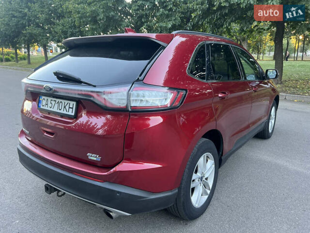 Червоний Форд Едж, об'ємом двигуна 2 л та пробігом 160 тис. км за 12800 $, фото 6 на Automoto.ua