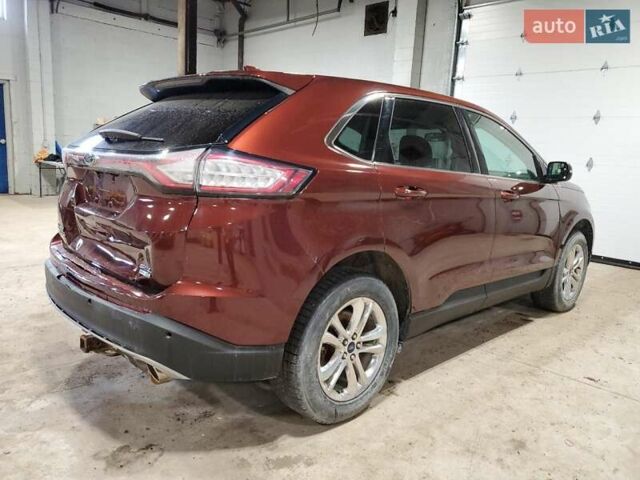 Красный Форд Эдж, объемом двигателя 2 л и пробегом 66 тыс. км за 2500 $, фото 2 на Automoto.ua