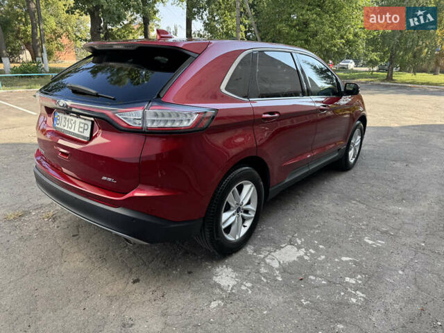 Красный Форд Эдж, объемом двигателя 3.5 л и пробегом 75 тыс. км за 17299 $, фото 4 на Automoto.ua