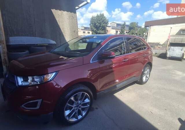 Красный Форд Эдж, объемом двигателя 3.5 л и пробегом 196 тыс. км за 18900 $, фото 15 на Automoto.ua