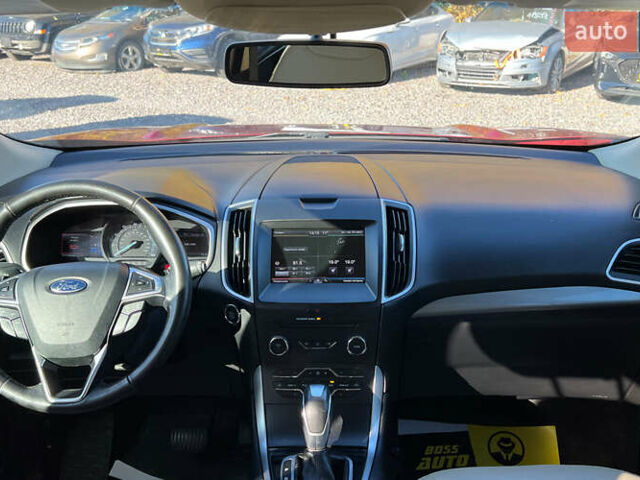 Красный Форд Эдж, объемом двигателя 2 л и пробегом 112 тыс. км за 14999 $, фото 10 на Automoto.ua