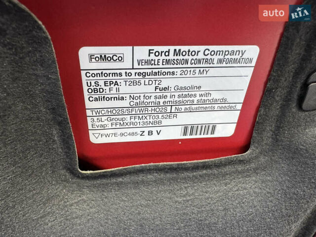 Красный Форд Эдж, объемом двигателя 3.5 л и пробегом 75 тыс. км за 17299 $, фото 16 на Automoto.ua