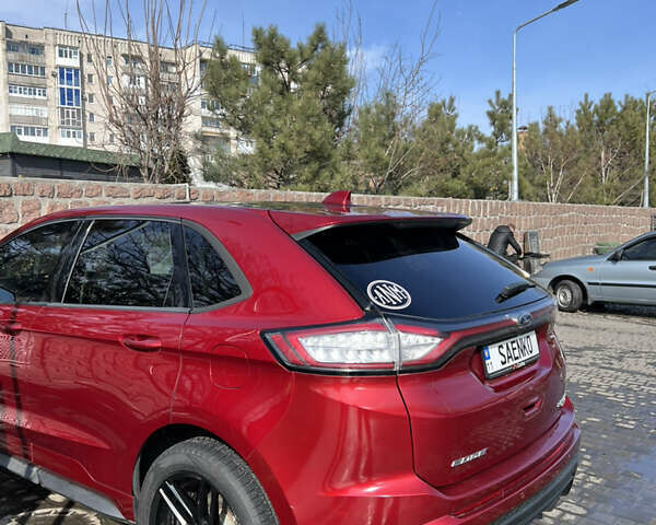 Красный Форд Эдж, объемом двигателя 2.7 л и пробегом 153 тыс. км за 19700 $, фото 5 на Automoto.ua