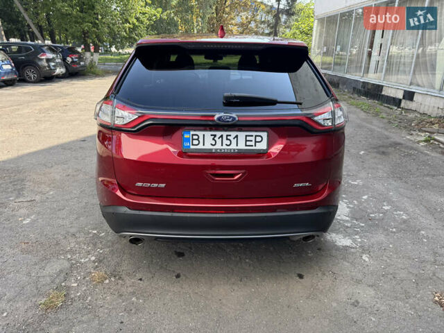 Красный Форд Эдж, объемом двигателя 3.5 л и пробегом 75 тыс. км за 17299 $, фото 3 на Automoto.ua