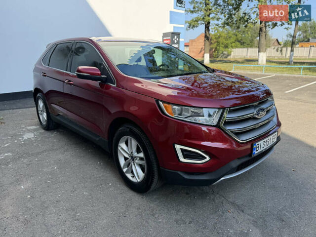 Красный Форд Эдж, объемом двигателя 3.5 л и пробегом 75 тыс. км за 17299 $, фото 1 на Automoto.ua