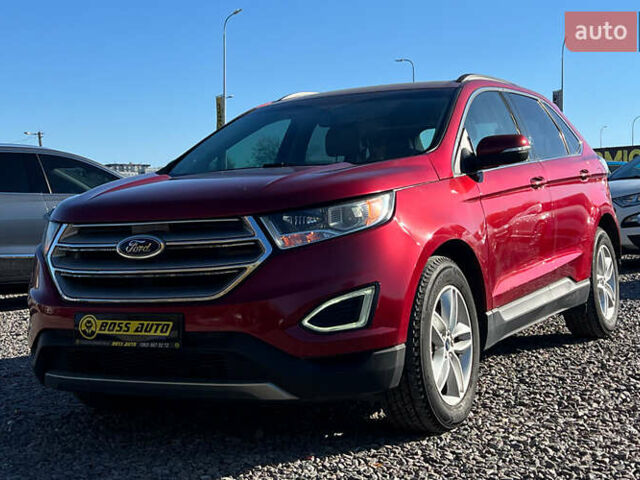 Красный Форд Эдж, объемом двигателя 2 л и пробегом 112 тыс. км за 14999 $, фото 2 на Automoto.ua