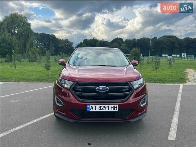 Форд Эдж 2015 в Ивано-Франковске на Automoto.ua Красный Форд Эдж, объемом двигателя 2.7 л и пробегом 107 тыс. км за 18500 $, фото 1 на Automoto.ua