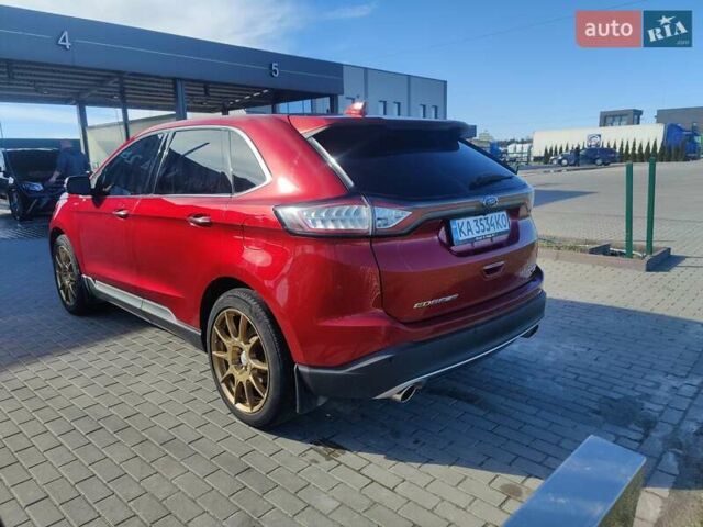 Красный Форд Эдж, объемом двигателя 3.5 л и пробегом 140 тыс. км за 18000 $, фото 46 на Automoto.ua