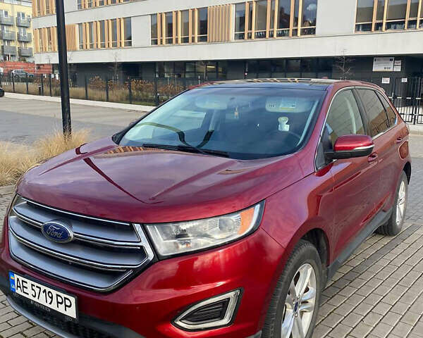 Красный Форд Эдж, объемом двигателя 2 л и пробегом 83 тыс. км за 19000 $, фото 3 на Automoto.ua