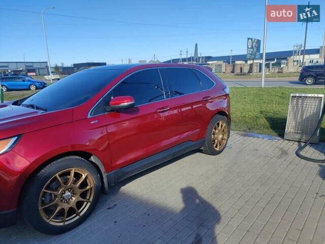 Красный Форд Эдж, объемом двигателя 3.5 л и пробегом 140 тыс. км за 18000 $, фото 9 на Automoto.ua
