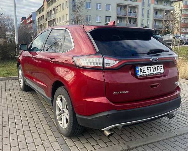 Красный Форд Эдж, объемом двигателя 2 л и пробегом 83 тыс. км за 19000 $, фото 7 на Automoto.ua