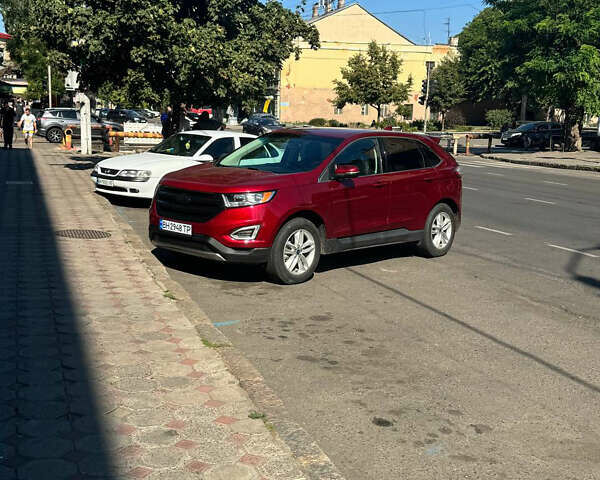 Красный Форд Эдж, объемом двигателя 2 л и пробегом 198 тыс. км за 16000 $, фото 3 на Automoto.ua