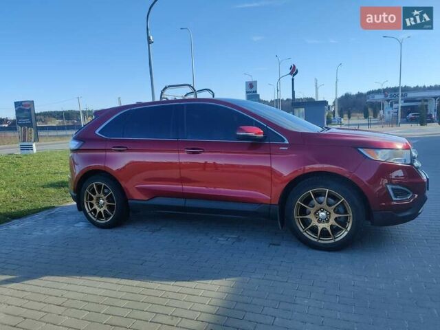Красный Форд Эдж, объемом двигателя 3.5 л и пробегом 140 тыс. км за 18000 $, фото 27 на Automoto.ua
