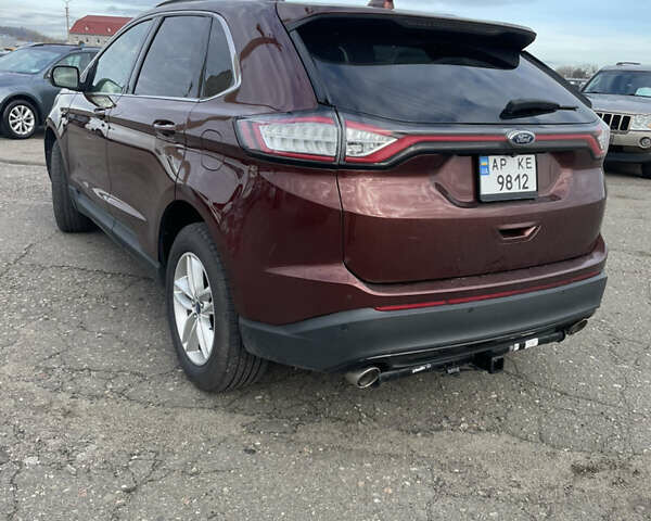 Красный Форд Эдж, объемом двигателя 3.5 л и пробегом 127 тыс. км за 17000 $, фото 1 на Automoto.ua