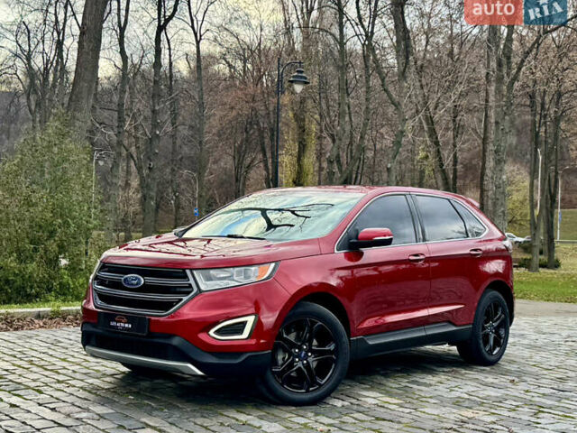 Красный Форд Эдж, объемом двигателя 2 л и пробегом 186 тыс. км за 14333 $, фото 19 на Automoto.ua