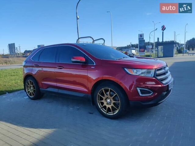 Красный Форд Эдж, объемом двигателя 3.5 л и пробегом 140 тыс. км за 18000 $, фото 29 на Automoto.ua