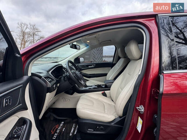 Красный Форд Эдж, объемом двигателя 2 л и пробегом 186 тыс. км за 14333 $, фото 58 на Automoto.ua