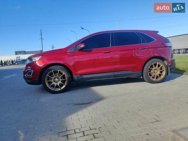 Красный Форд Эдж, объемом двигателя 3.5 л и пробегом 140 тыс. км за 18000 $, фото 45 на Automoto.ua